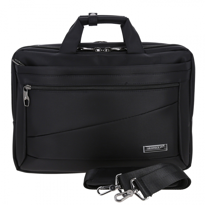 Портфель-рюкзак до 14,3" арт.2408 BLACK ARISTOCRAT