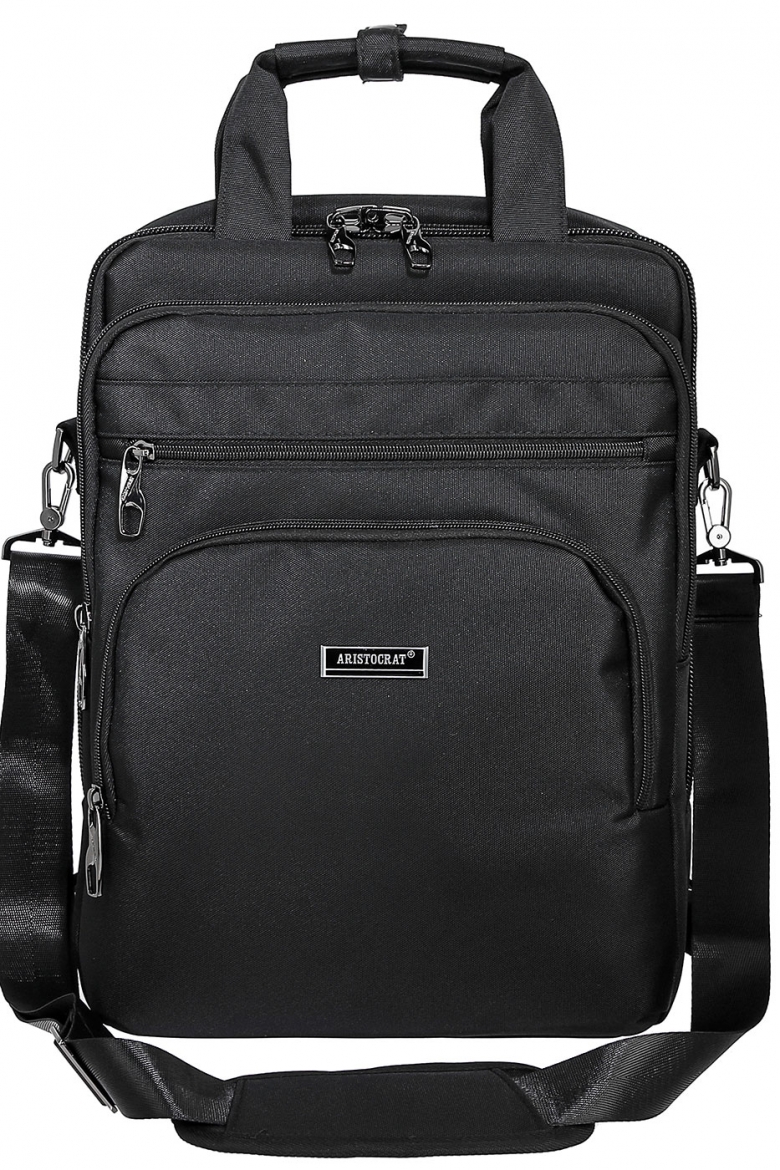 Портфель-рюкзак-планшет для ноутбука до 14,3" ARISTOCRAT 2414 BLACK