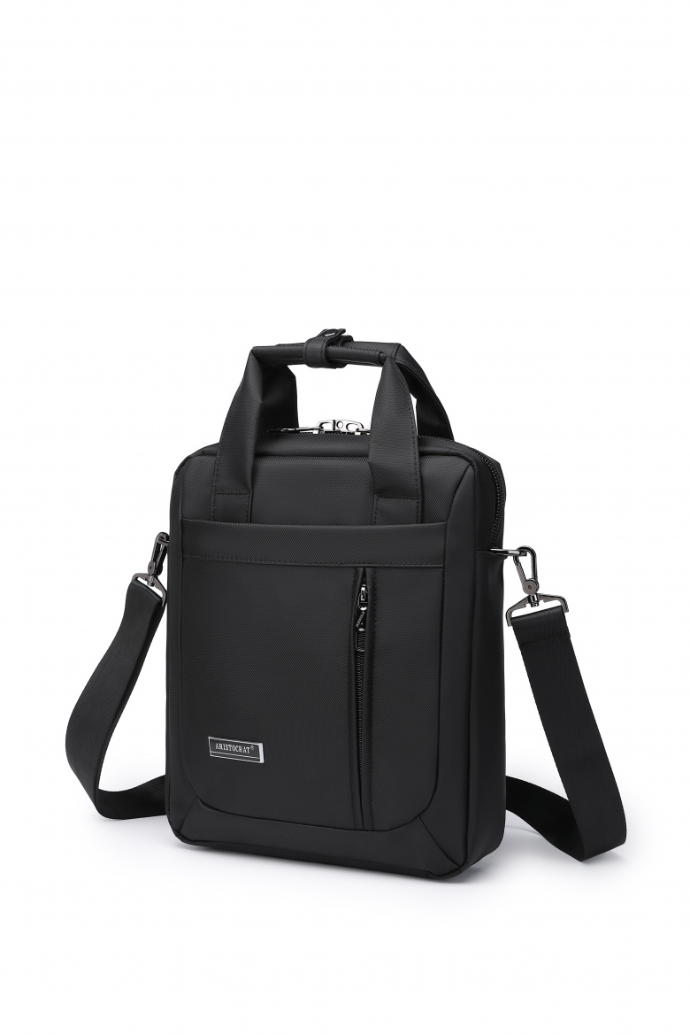Сумка повседневная 32х25х8 см,3,5 л.0,56 кг. арт.1211 BLACK ARISTOCRAT