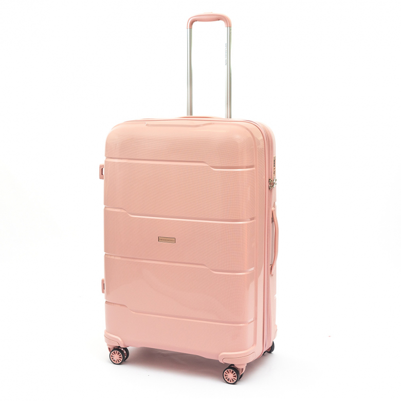 Чемодан большой L-28" VIP COLLECTION арт.14101 Sweet Pink(Розовый) 51х30х76,5см. 4,6кг объём 117/134л