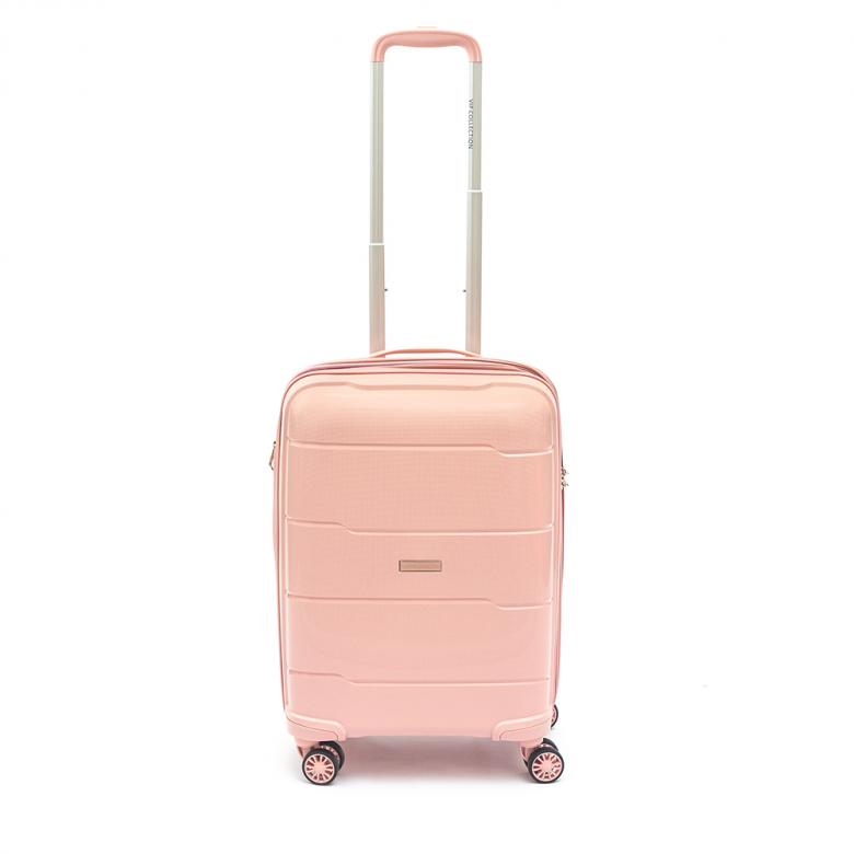Чемодан маленький S-20" арт.14101 Sweet Pink(Розовый) VIP COLLECTION 37,5х23,5х56,5см. 2,9кг. 49/62л.