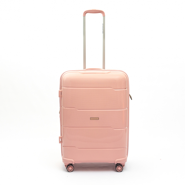 Чемодан средний M-24" VIP COLLECTION арт.14101 Sweet Pink(Розовый) 69,5x46x26,5см. 3,7кг объём 85/100л